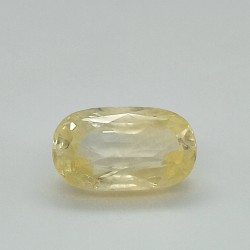 Yellow Sapphire  (Pukhraj) 7.63 Ct Certified